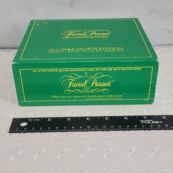 Trivial Pursuit, All Star Sports Edition. Card Set. - Picture 3 of 6